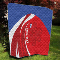 Puerto Rico Football 2026 Custom Quilt Vamos Los Boricuas Taino Sun