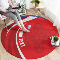 Puerto Rico Football 2026 Custom Round Carpet Vamos Los Boricuas Taino Sun