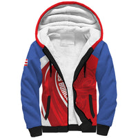 Puerto Rico Football 2026 Custom Sherpa Hoodie Vamos Los Boricuas Taino Sun