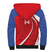 Puerto Rico Football 2026 Custom Sherpa Hoodie Vamos Los Boricuas Taino Sun