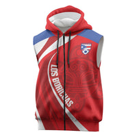 Puerto Rico Football 2026 Custom Sleeveless Zip Hoodie Vamos Los Boricuas Taino Sun