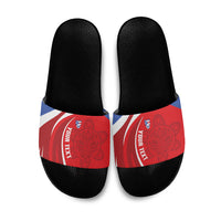 Puerto Rico Football 2026 Custom Slide Sandals Vamos Los Boricuas Taino Sun