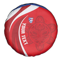 Puerto Rico Football 2026 Custom Spare Tire Cover Vamos Los Boricuas Taino Sun