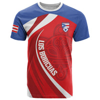 Puerto Rico Football 2026 Custom T Shirt Vamos Los Boricuas Taino Sun
