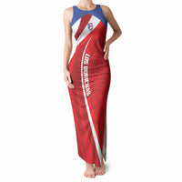Puerto Rico Football 2026 Custom Tank Maxi Dress Vamos Los Boricuas Taino Sun