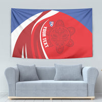 Puerto Rico Football 2026 Custom Tapestry Vamos Los Boricuas Taino Sun