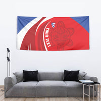 Puerto Rico Football 2026 Custom Tapestry Vamos Los Boricuas Taino Sun