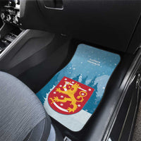 Finland Independence Day Car Mats Suomen Itsenaistyminen Mix Brown Bear - Wonder Print Shop