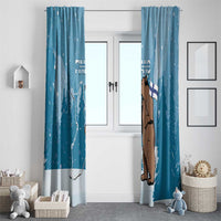 Finland Independence Day Window Curtain Suomen Itsenaistyminen Mix Brown Bear - Wonder Print Shop