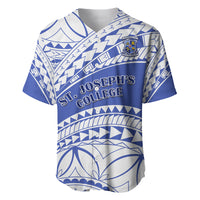 Personalised Samoa St Josephs College Baseball Jersey Marist Brothers Samoan Pattern - Wonder Print Shop