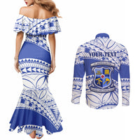 personalised-samoa-st-josephs-college-couples-matching-mermaid-dress-and-long-sleeve-button-shirt-marist-brothers-samoan-pattern