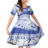 Personalised Samoa St Josephs College Family Matching Mermaid Dress and Hawaiian Shirt Marist Brothers Samoan Pattern - Wonder Print Shop