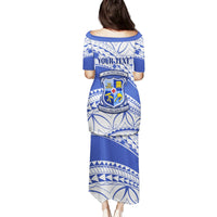 Personalised Samoa St Josephs College Family Matching Puletasi Dress and Hawaiian Shirt Marist Brothers Samoan Pattern - Wonder Print Shop