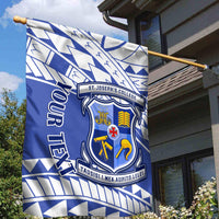Personalised Samoa St Josephs College Garden Flag Marist Brothers Samoan Pattern - Wonder Print Shop