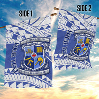 Personalised Samoa St Josephs College Garden Flag Marist Brothers Samoan Pattern - Wonder Print Shop
