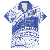 Personalised Samoa St Josephs College Hawaiian Shirt Marist Brothers Samoan Pattern - Wonder Print Shop