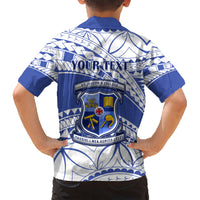 Personalised Samoa St Josephs College Hawaiian Shirt Marist Brothers Samoan Pattern - Wonder Print Shop