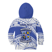 Personalised Samoa St Josephs College Kid Hoodie Marist Brothers Samoan Pattern - Wonder Print Shop