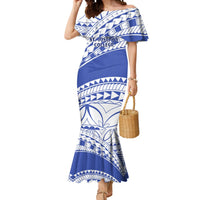 Personalised Samoa St Josephs College Mermaid Dress Marist Brothers Samoan Pattern - Wonder Print Shop