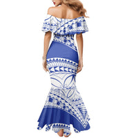 Personalised Samoa St Josephs College Mermaid Dress Marist Brothers Samoan Pattern - Wonder Print Shop