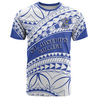 Personalised Samoa St Josephs College T Shirt Marist Brothers Samoan Pattern - Wonder Print Shop