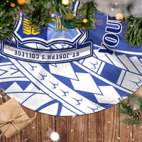 Personalised Samoa St Joseph's College Tree Skirt Marist Brothers Samoan Pattern - Wonder Print Shop