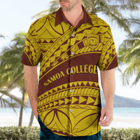 Personalised Samoa College Hawaiian Shirt Samoan Pattern - Wonder Print Shop