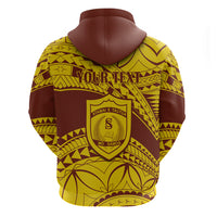 Personalised Samoa College Hoodie Samoan Pattern - Wonder Print Shop