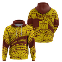 Personalised Samoa College Hoodie Samoan Pattern - Wonder Print Shop
