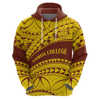 Personalised Samoa College Hoodie Samoan Pattern - Wonder Print Shop