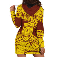 Personalised Samoa College Hoodie Dress Samoan Pattern - Wonder Print Shop