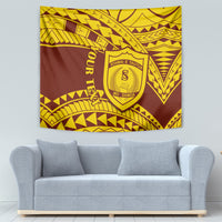 Personalised Samoa College Tapestry Samoan Pattern - Wonder Print Shop