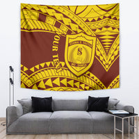Personalised Samoa College Tapestry Samoan Pattern - Wonder Print Shop
