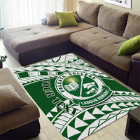 Personalised Samoa Faleata College Area Rug Samoan Pattern - Wonder Print Shop