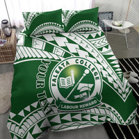 Personalised Samoa Faleata College Bedding Set Samoan Pattern - Wonder Print Shop