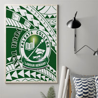Personalised Samoa Faleata College Canvas Wall Art Samoan Pattern - Wonder Print Shop