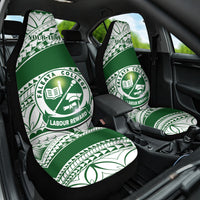 Personalised Samoa Faleata College Car Seat Cover Samoan Pattern - Wonder Print Shop