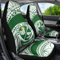 Personalised Samoa Faleata College Car Seat Cover Samoan Pattern - Wonder Print Shop