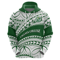 Personalised Samoa Faleata College Hoodie Samoan Pattern - Wonder Print Shop