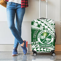 Personalised Samoa Faleata College Luggage Cover Samoan Pattern - Wonder Print Shop