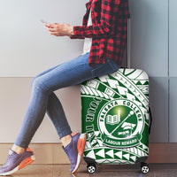Personalised Samoa Faleata College Luggage Cover Samoan Pattern - Wonder Print Shop