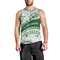 Personalised Samoa Faleata College Men Tank Top Samoan Pattern - Wonder Print Shop