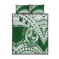 Personalised Samoa Faleata College Quilt Bed Set Samoan Pattern - Wonder Print Shop