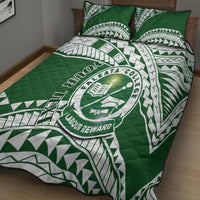 Personalised Samoa Faleata College Quilt Bed Set Samoan Pattern - Wonder Print Shop