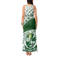 Personalised Samoa Faleata College Tank Maxi Dress Samoan Pattern - Wonder Print Shop
