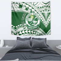 Personalised Samoa Faleata College Tapestry Samoan Pattern - Wonder Print Shop