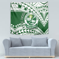Personalised Samoa Faleata College Tapestry Samoan Pattern - Wonder Print Shop