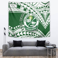 Personalised Samoa Faleata College Tapestry Samoan Pattern - Wonder Print Shop