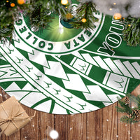 Personalised Samoa Faleata College Tree Skirt Samoan Pattern - Wonder Print Shop