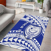 Personalised Samoa Safata College Area Rug Samoan Pattern - Wonder Print Shop